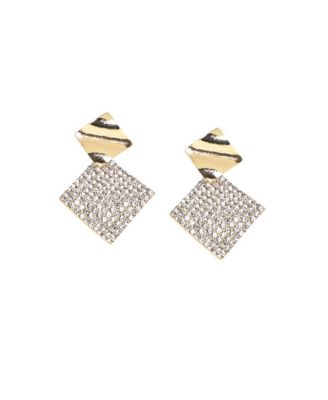 Beautiful geometric style discount drop earrings