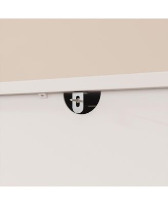 9-Drawer White Wood Dresser Storage Dresser