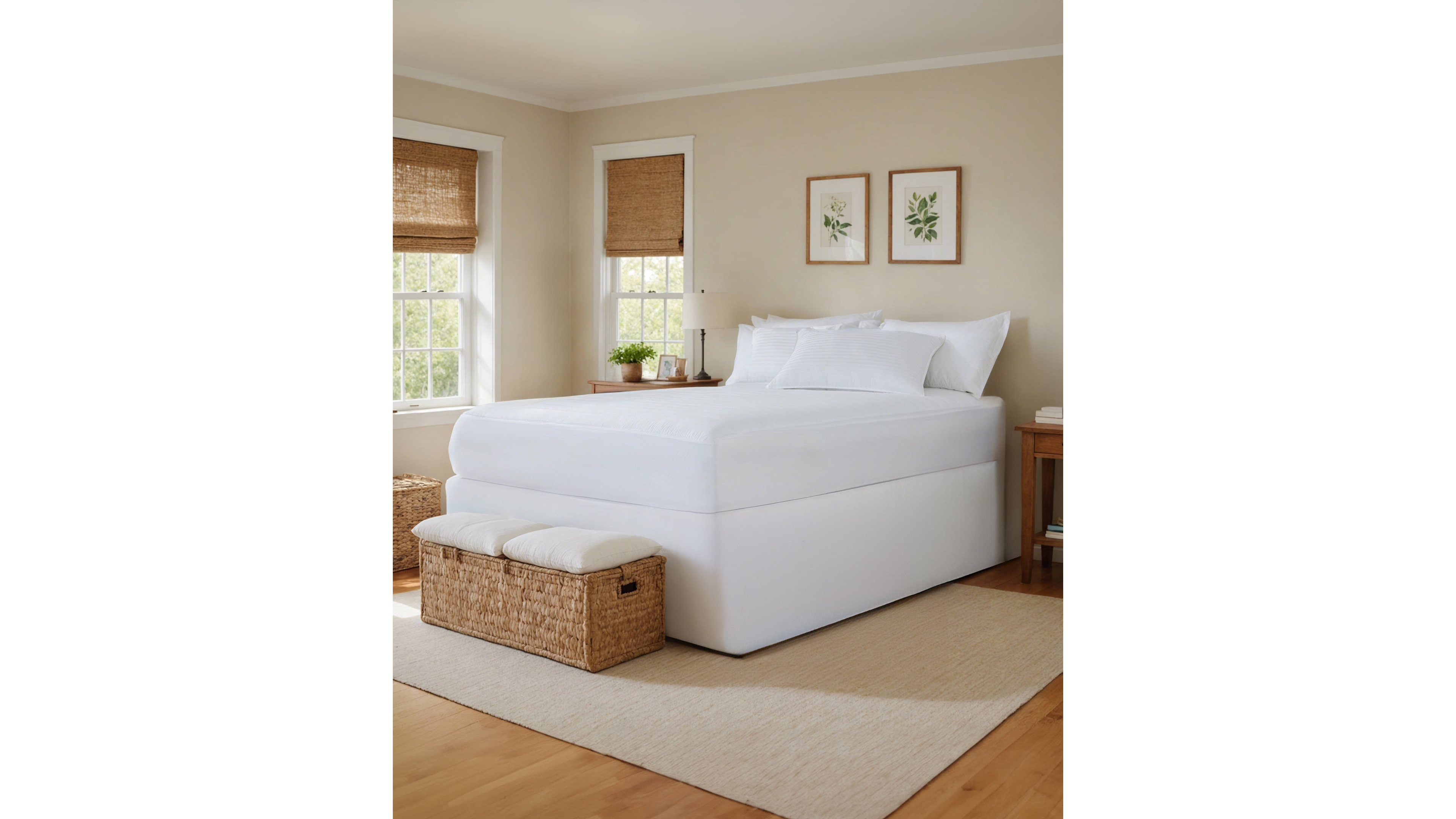 ienjoy Home Padded 14" Zipper Mattress Encasement, Queen