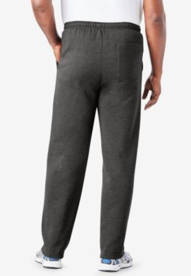 Big & Tall Fleece Zip Fly Sweatpants