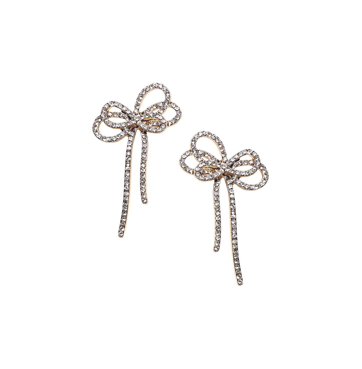 Sohi Women's Bow Drop Earrings