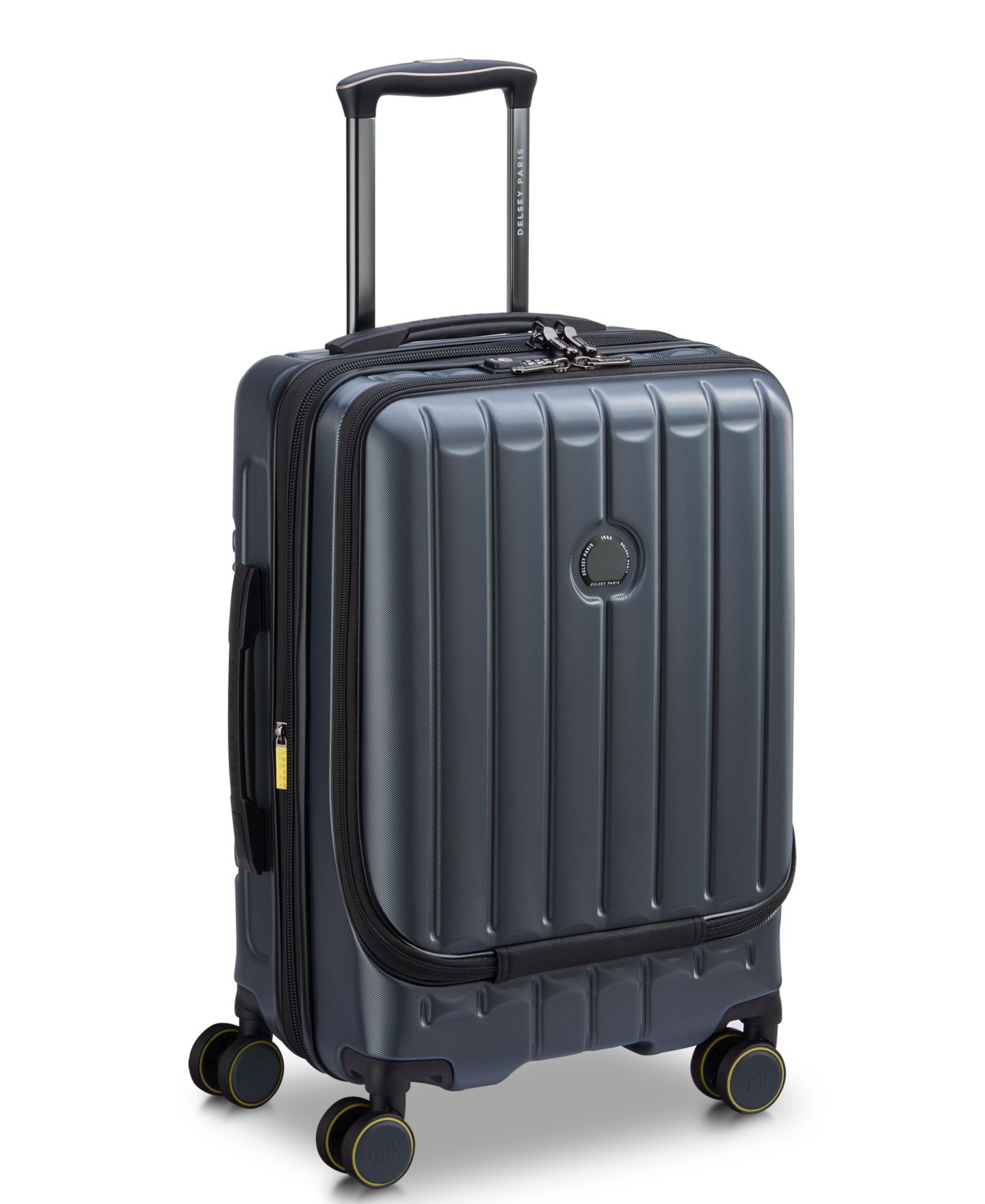 Чемодан Delsey Paris Shadow 6.0 Carry-on Front Pocket Spinner, цвет: Антрацитовый — фото 5