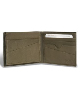 Men's Camo Collection Leather Top Wing Wallet