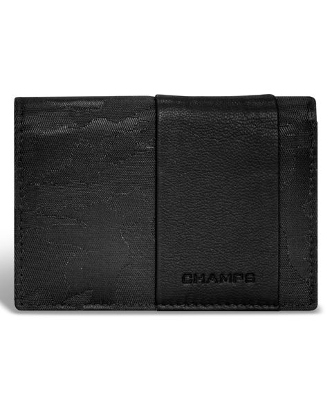 CHAMPS Men's Camo Collection Leather Cardholder