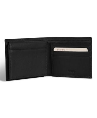 Men's Onyx Collection Leather Top Wing Wallet