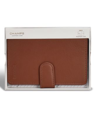 Men's Onyx Collection Leather Passport Case