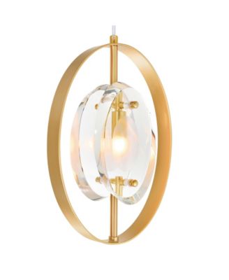 82" Metal Iris 6 Light Pendant