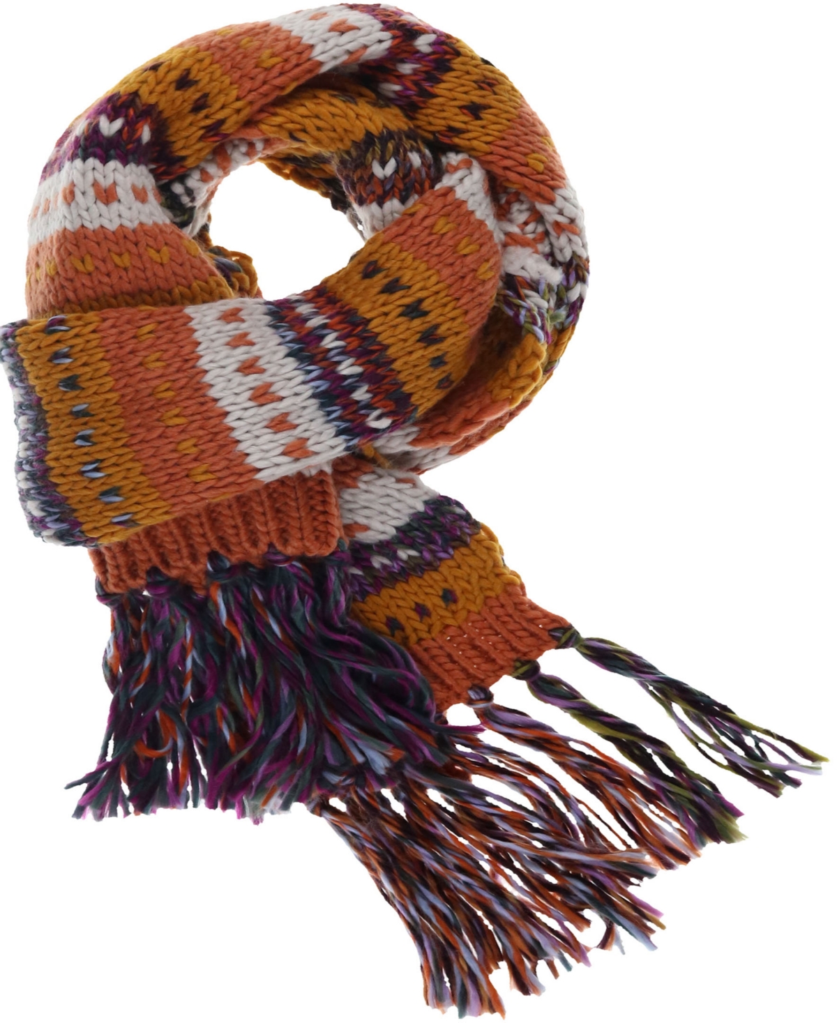 Fraas Stripe Knit Scarf