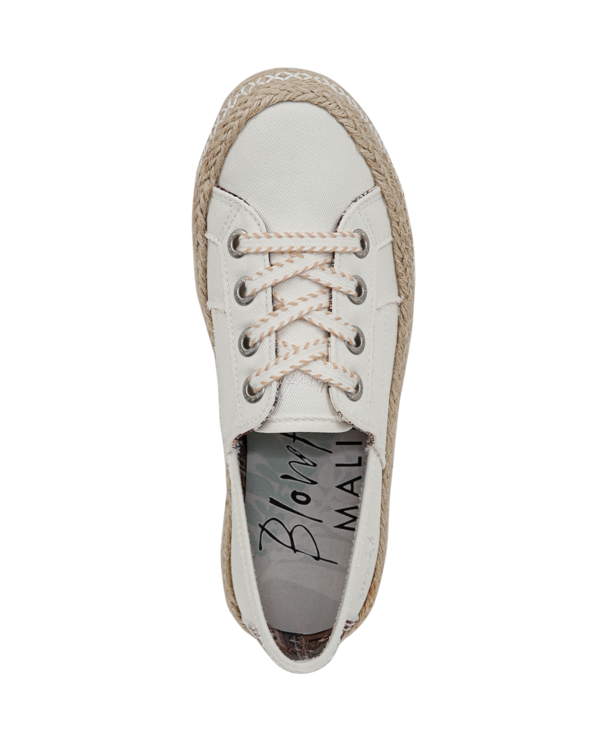 Blowfish Malibu Women's Buenos Lace Up Sneakers In Cream Twill Fabric