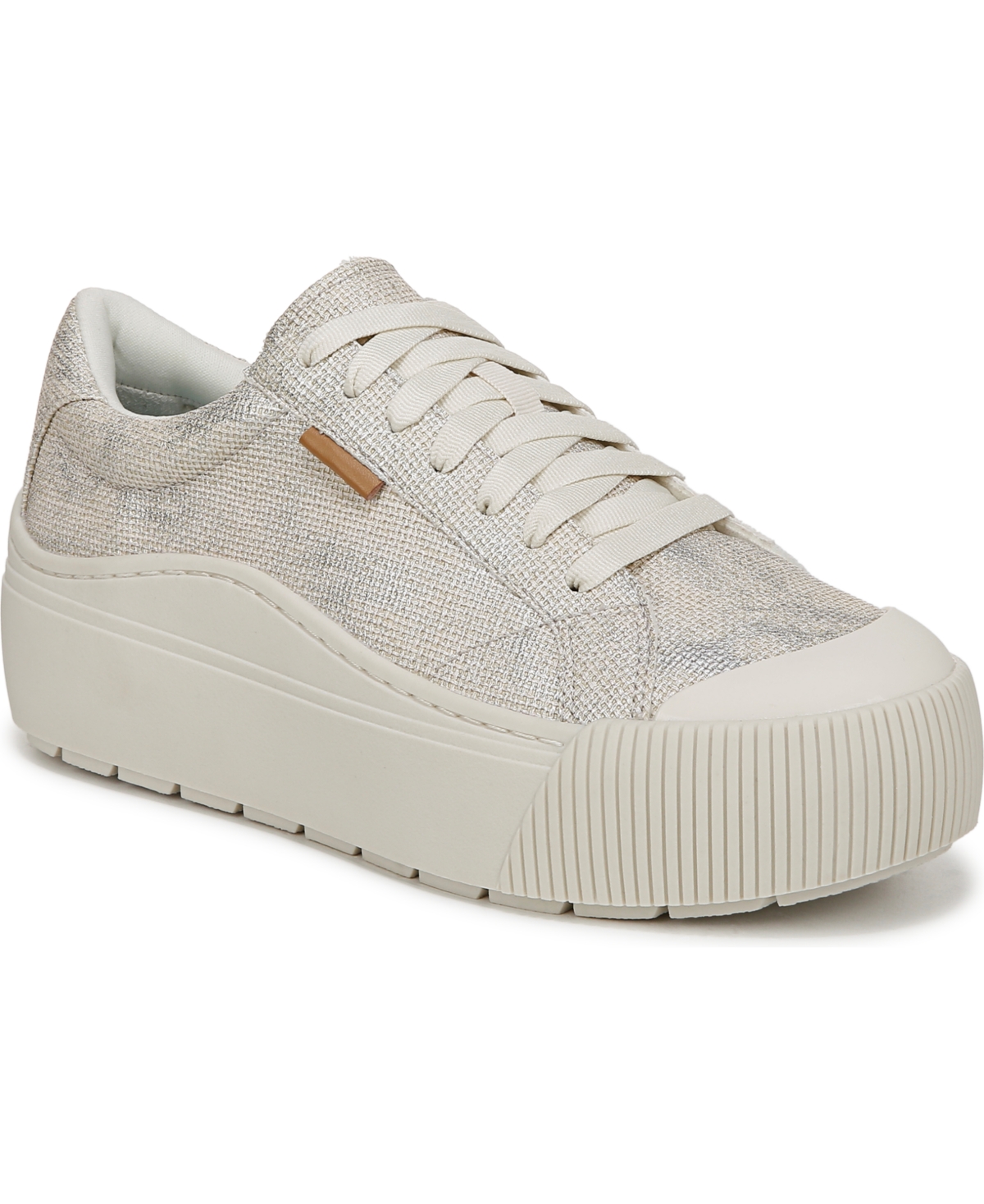 Dr. Scholl's Women's Time Off Max Platform Sneakers In Tofu Faux Leather