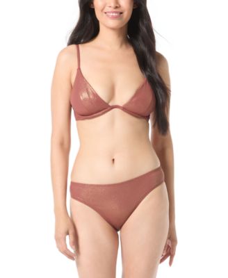 Shop Vince Camuto Womens U Wire Bikini Top Bottoms In Cocoa