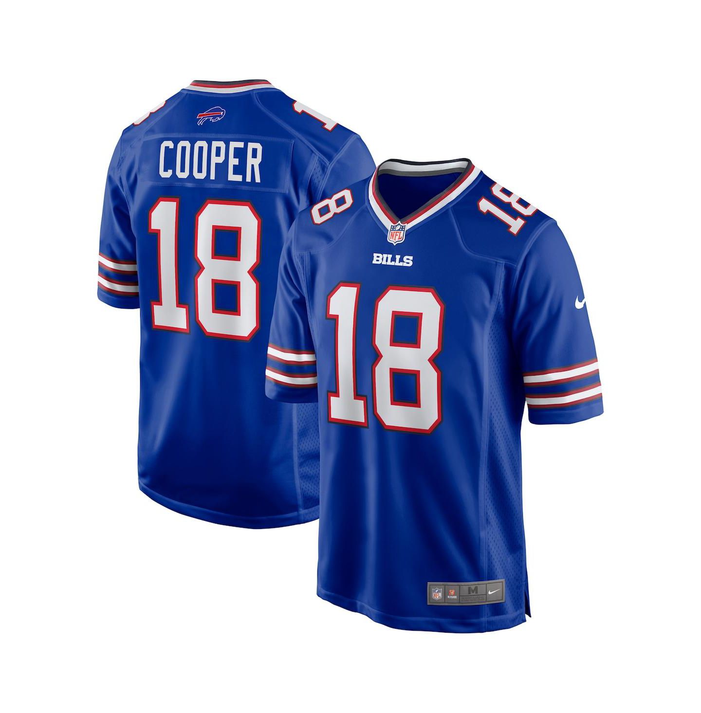 Мужской топ Nike Amari Cooper Royal Buffalo Bills Game Jersey — фото 1