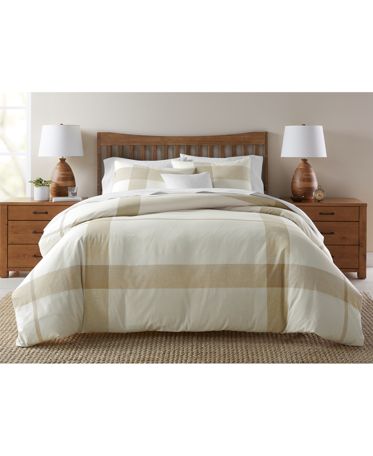 Charter Club Yarn-Dyed Plaid 3-Pc. Comforter Set, Full/Queen, Exclusively at Macy's