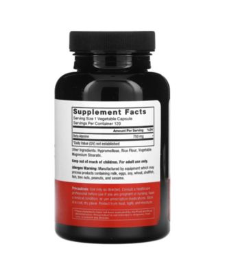 Beta Alanine  750 mg  -  120 Vegetable Capsules