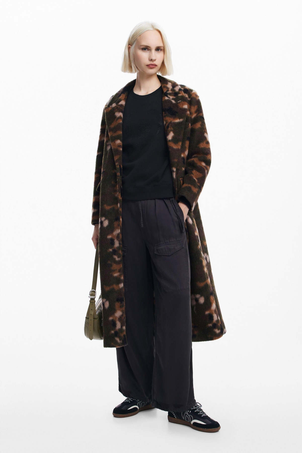 Desigual Women's Printed long coat