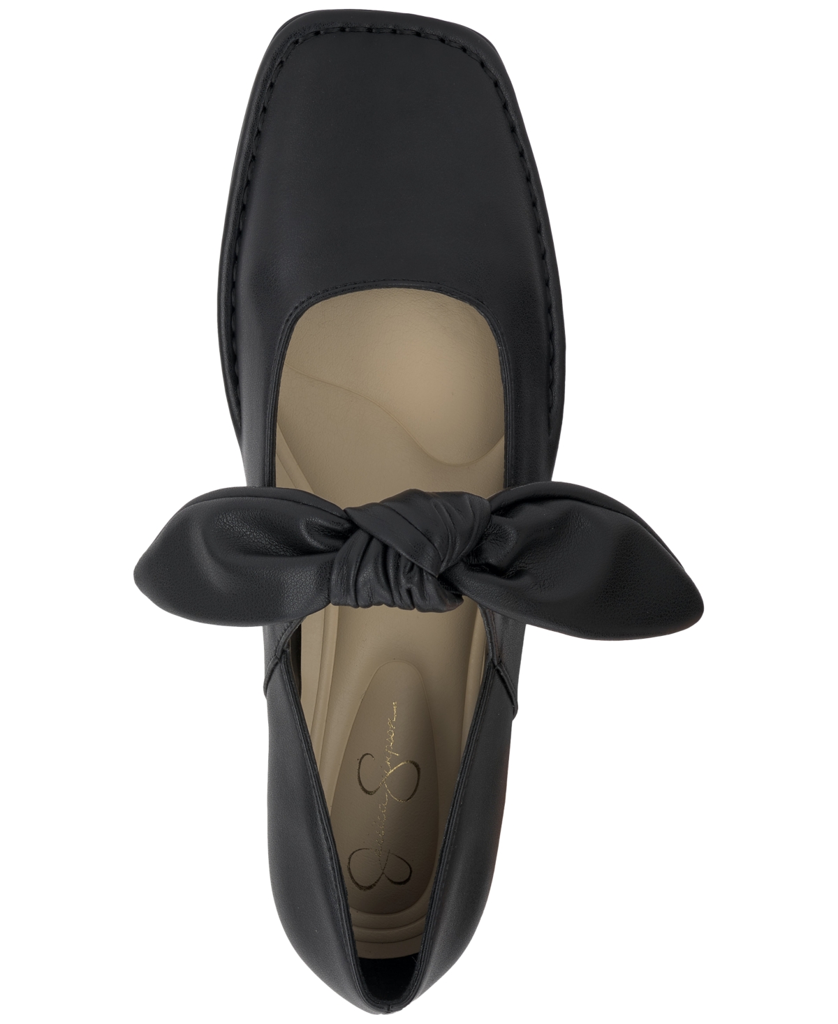 Jessica Simpson Lysute Mary Jane Flat In Black