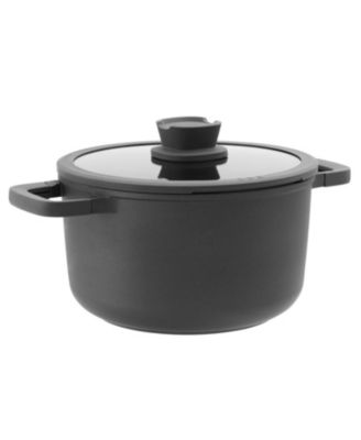 Leo Stone+ Nonstick Ceramic 10" Stock Pot with Lid Recycled, 5.9qt