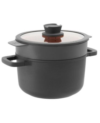 Leo Stone+ Nonstick Ceramic 10" Stock Pot with Lid Recycled, 5.9qt