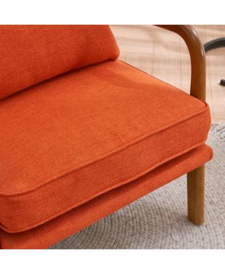 Upholstered Single Lounge Chair, Stylish Indoor Accent Chair for Living Room