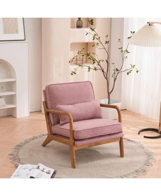 Upholstered Single Stylish Indoor Accent Chair for Living Room