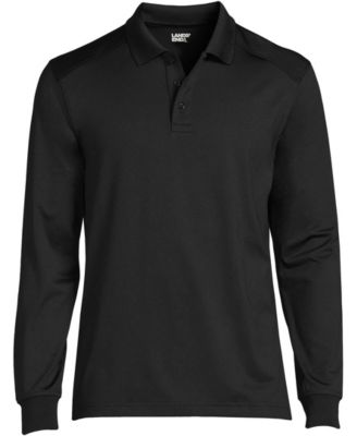 School Uniform Men's Long Sleeve Rapid Dry Polo Shirt