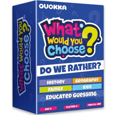 What Would You Choose - Family Card Game for Kids Ages 6-8