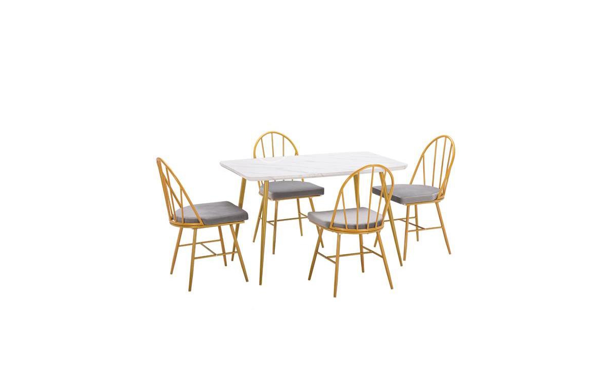 SlickblueMarble Dining Table – Elegant and Stylish Centerpiece for Your Dining Room - White