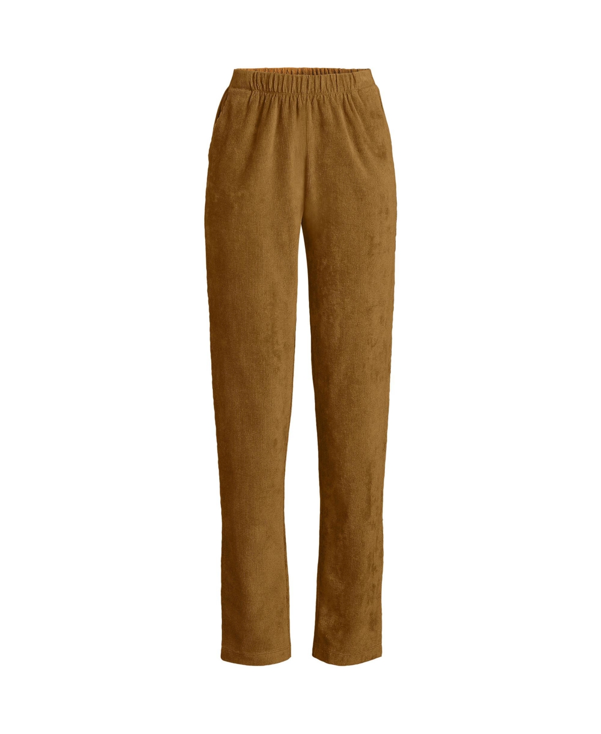 Lands' End Petite Sport Knit High Rise Corduroy Pants