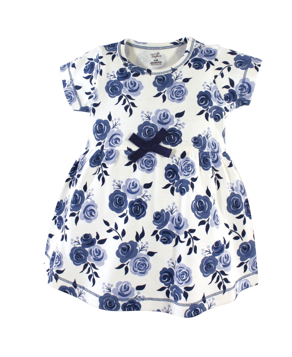 Touched by Nature Baby Girls Organic Cotton Dress and Cardigan 2pc Set