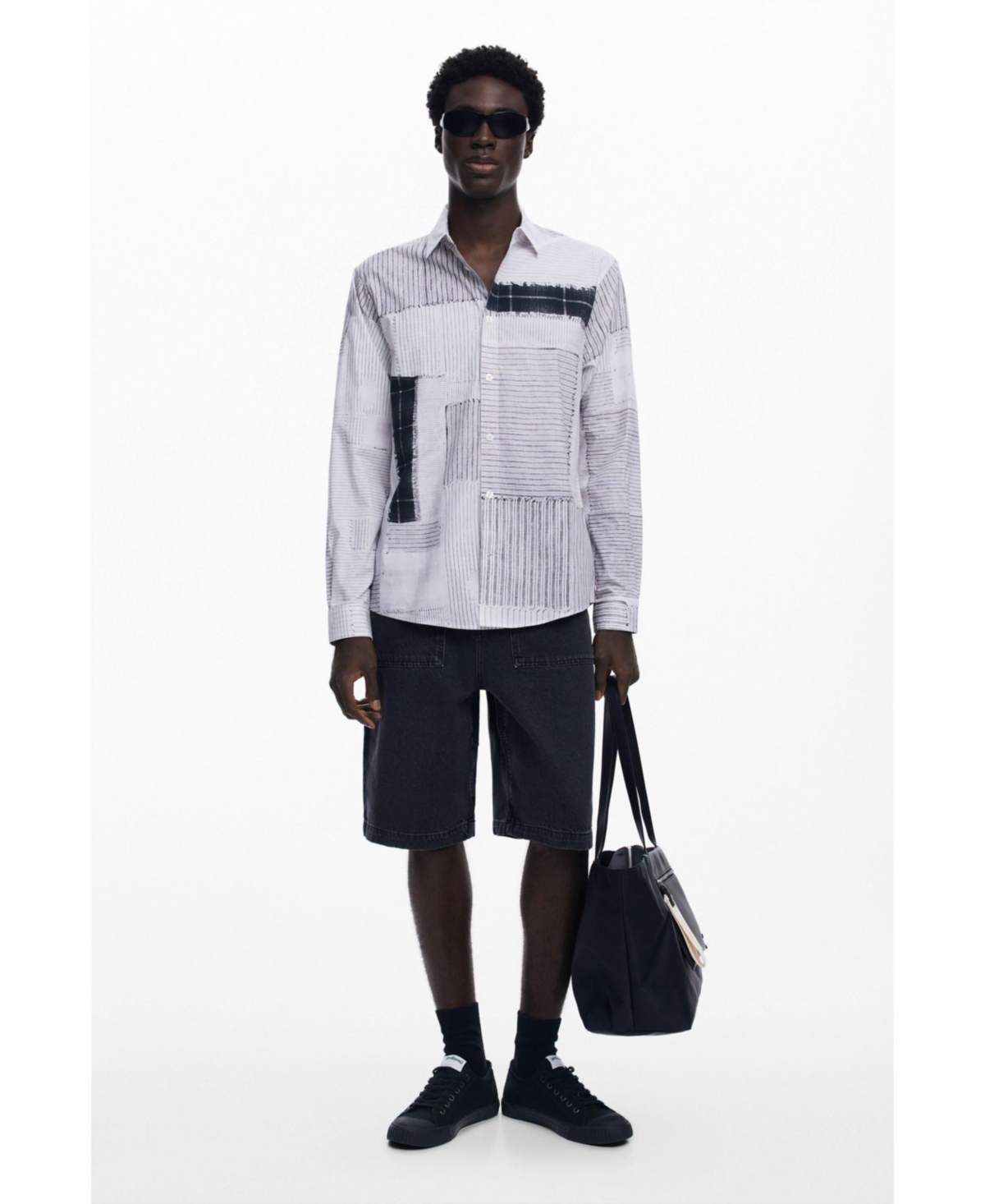 Desigual Men's Patchwork shirt