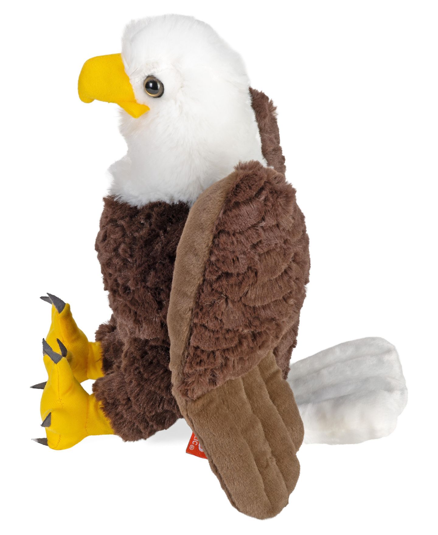 Детская мягкая игрушка Wild Republic Bald Eagle Plush, Stuffed Animal, Plush Toy, Gifts for Kids, Cuddlekins 12 Inches — фото 2