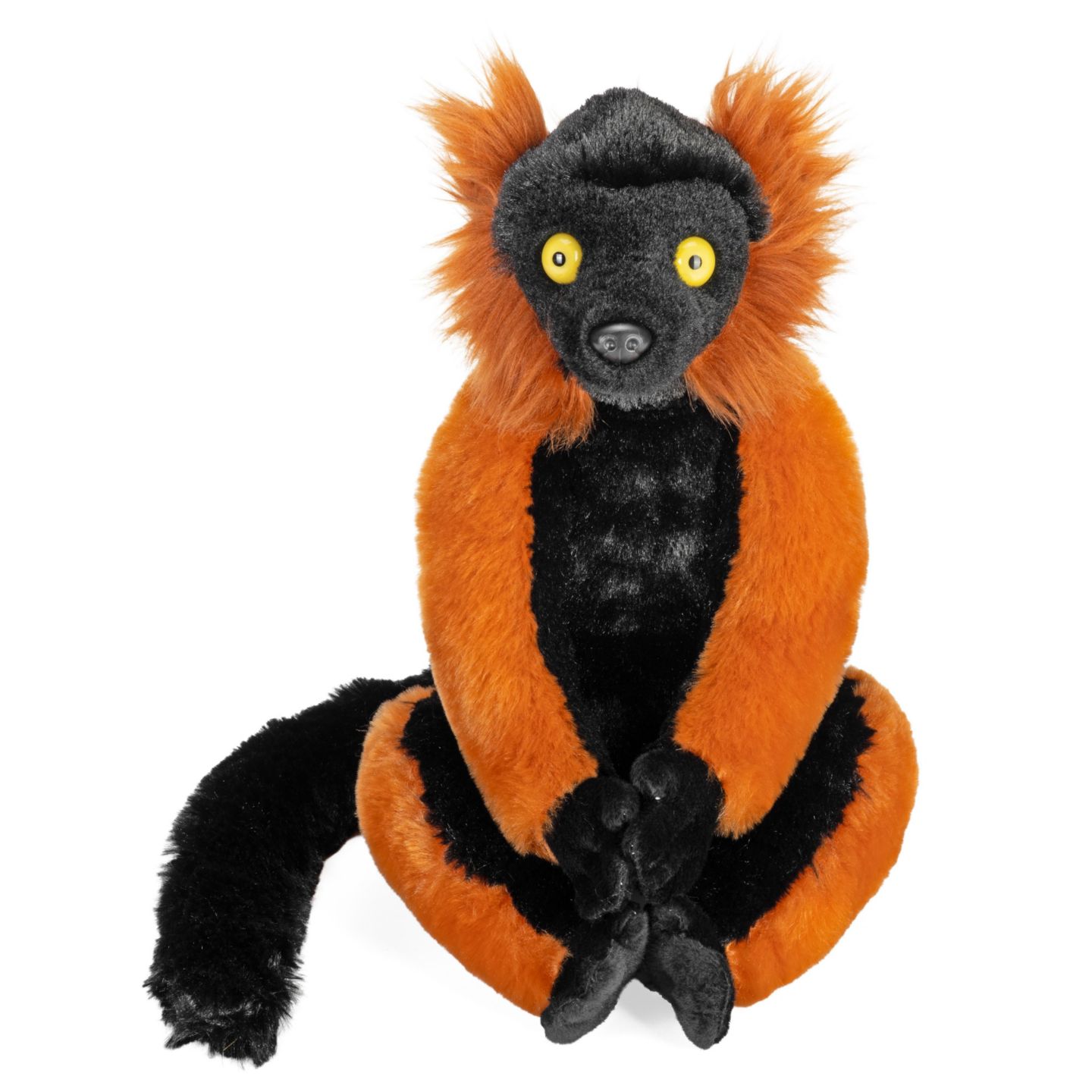 Детская мягкая игрушка Wild Republic Lemur Red Ruffed, Cuddlekins, Stuffed Animal, 12 Inches, Gift for Kids, Plush Toy, Fill is Spun Recycled Water Bottles — фото 3