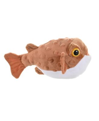 Cuddlekins Mini Pufferfish Stuffed Animal, 8 Inches