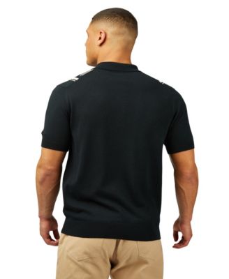 Men's Argyle Jacquard Polo Shirt