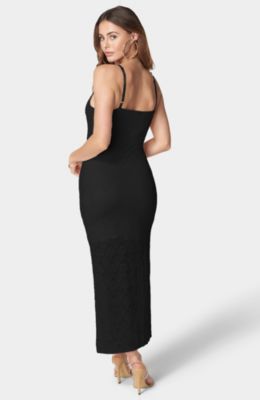 Women's V-Neck Maxi Lace Dress