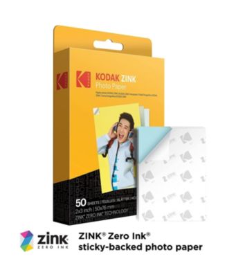 2" x 3" Premium Zink Photo Paper - 50 Sheets