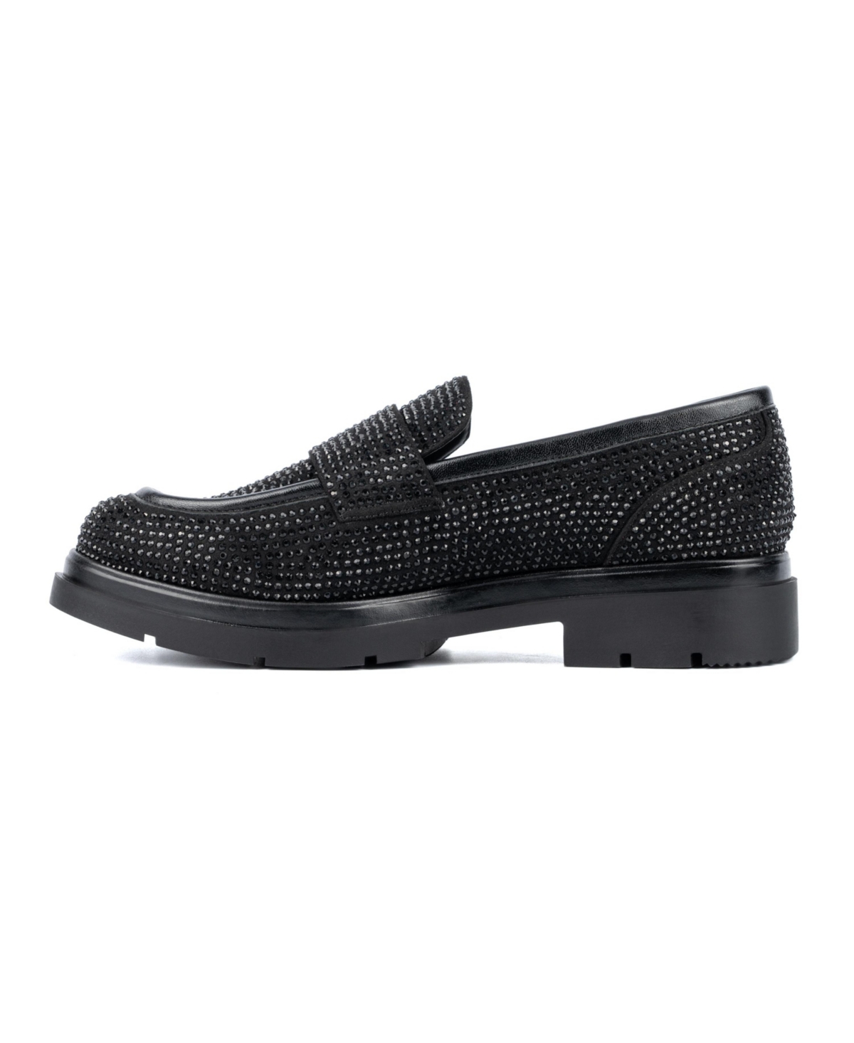 New York & Company Women's Abigail- Slip-on Lug Sole Loafers
