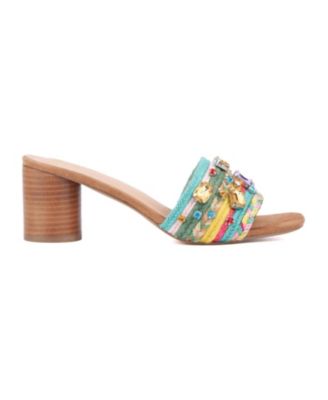 Raquelle Women's Wood Heel Mule