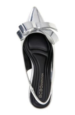 Women's Kasti Slingback Kitten-Heel Bow Pumps