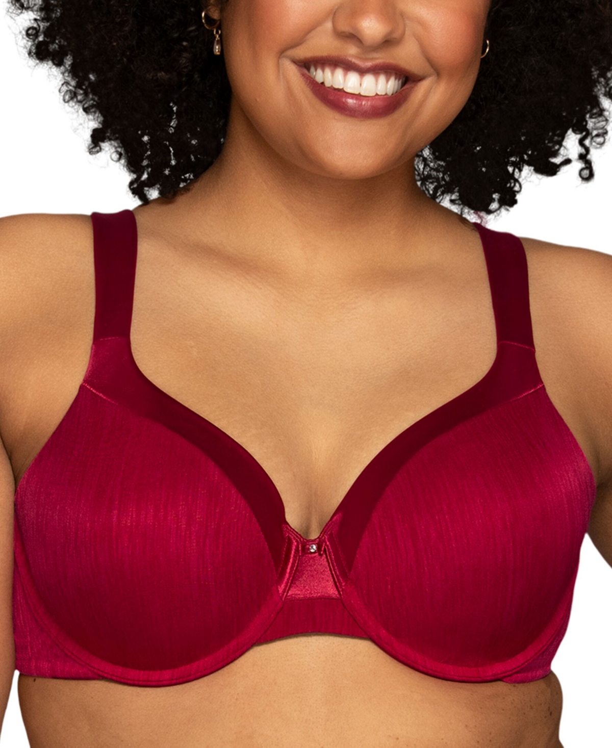 Vanity Fair Illumination Full Figure Underwire Contour Bra 76338 - Holly Red 2