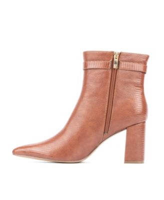 Women's Edena-Lizard Embossed Pointy Ankle Boot