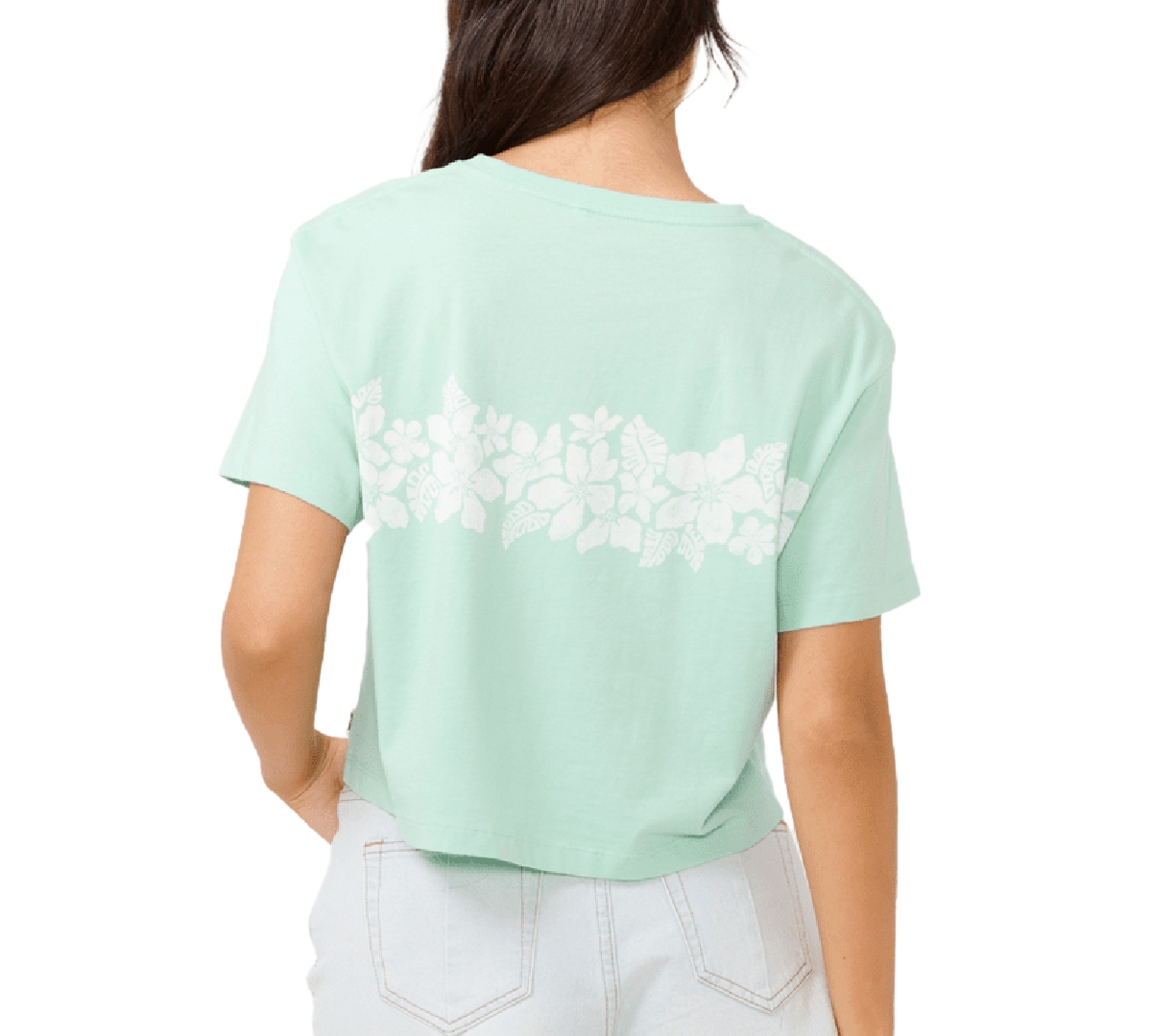 Rip Curl Juniors' Waikiki Short-Sleeve Cropped T-Shirt