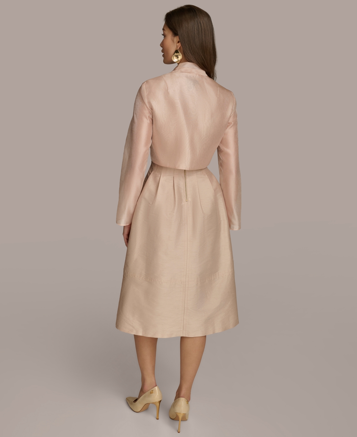 Donna Karan New York Women's Open-Front Long-Sleeve Shrug