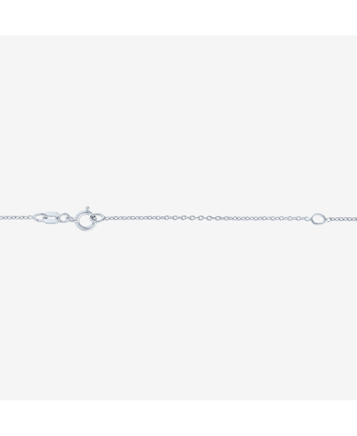 MACY'S DIAMOND ACCENT DOUBLE GIRAFFE PENDANT NECKLACE IN STERLING SILVER, 16" + 2" EXTENDER 