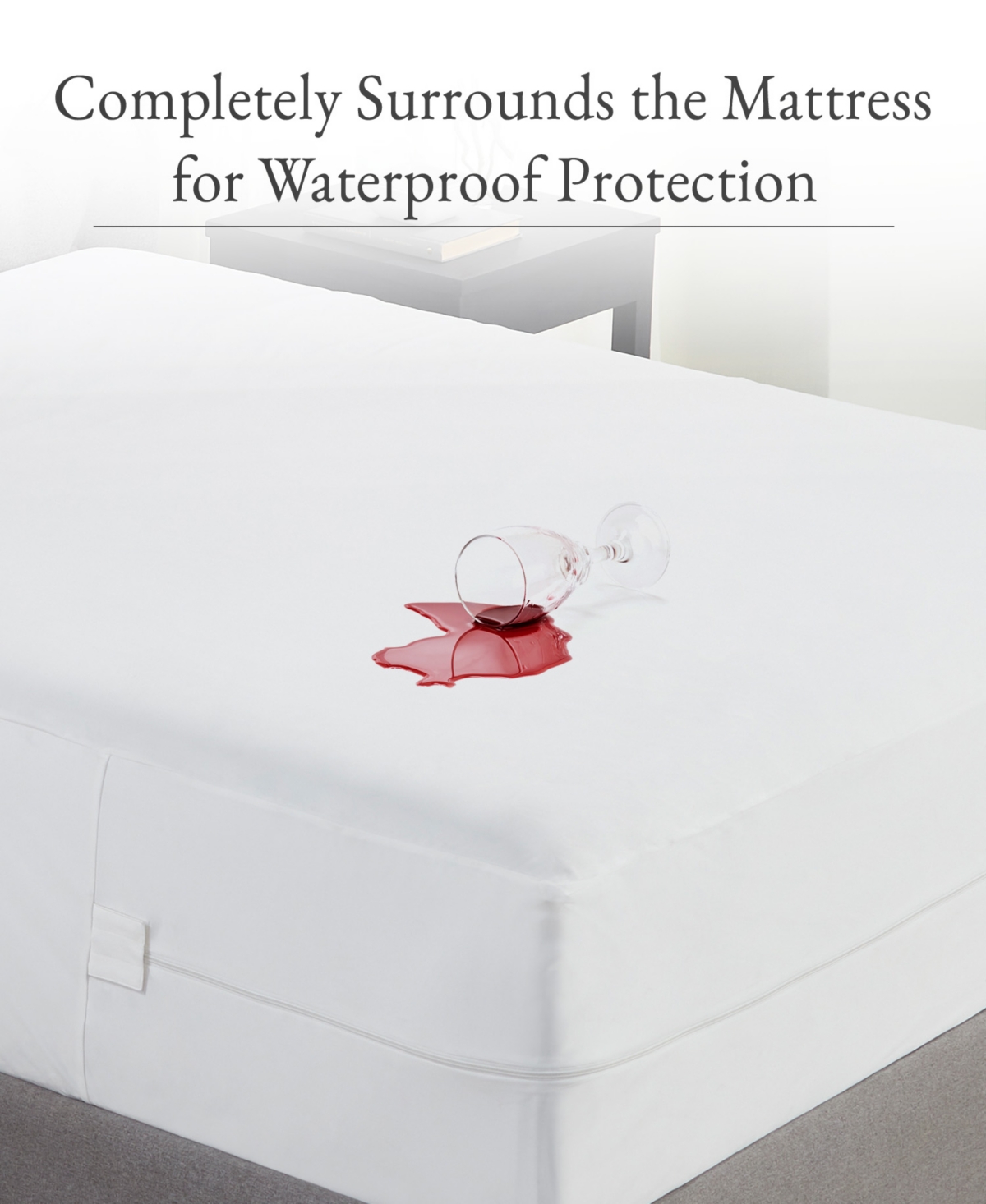 California Design Den 2-Pack Waterproof Mattress Encasement - Zippered - Protects All Six-Sides - Cooling - Premium Noiseless & Absorbent Mattress Cov