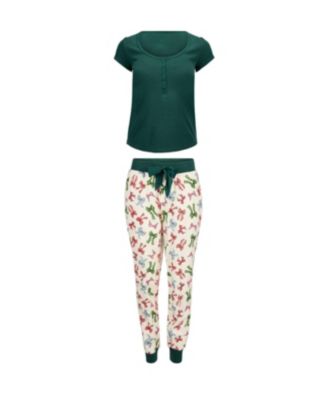 Women's Caileigh T-Shirt & Joggers Pajama Set Sleepwear
