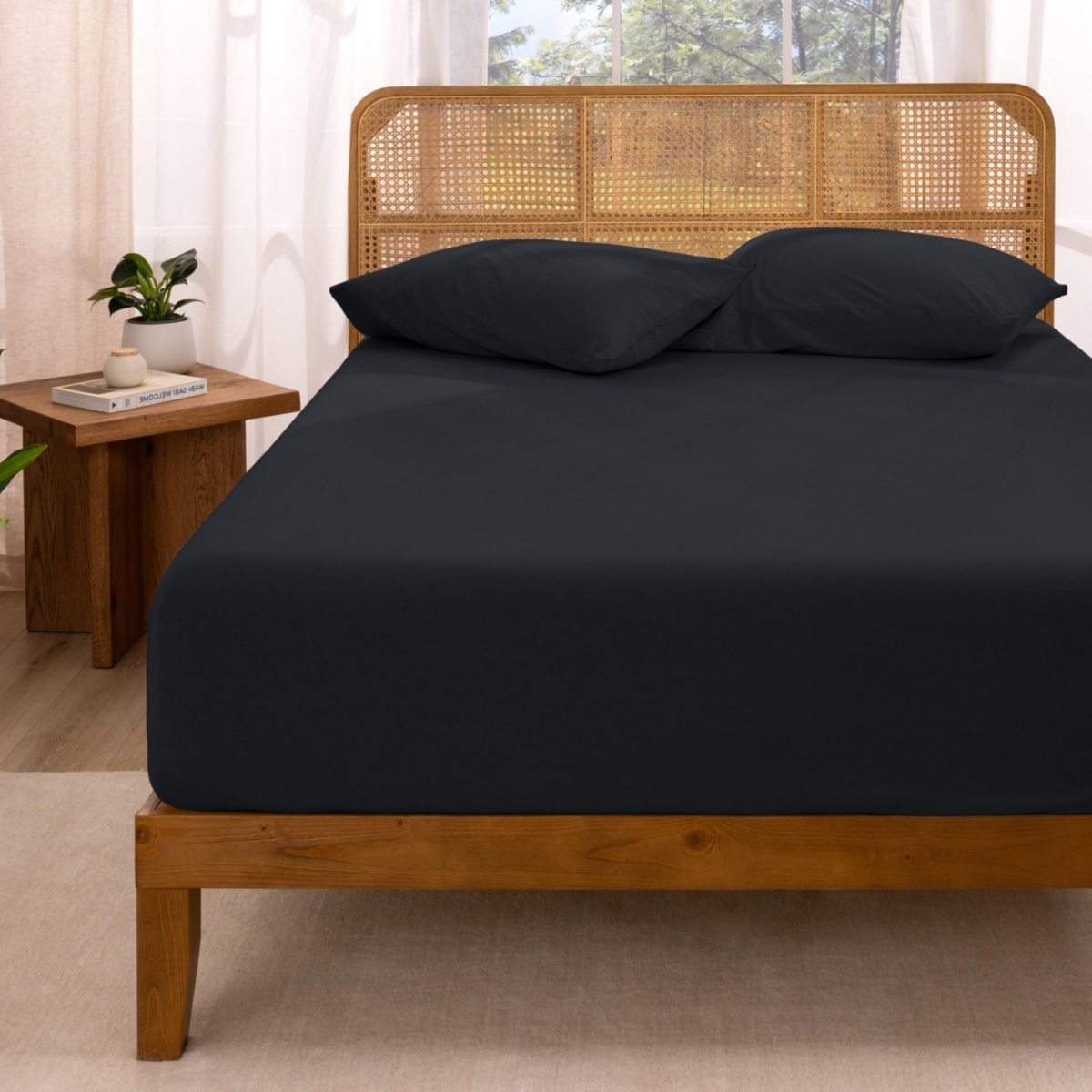 Bare Home Organic Cotton Jersey Fitted Sheet
