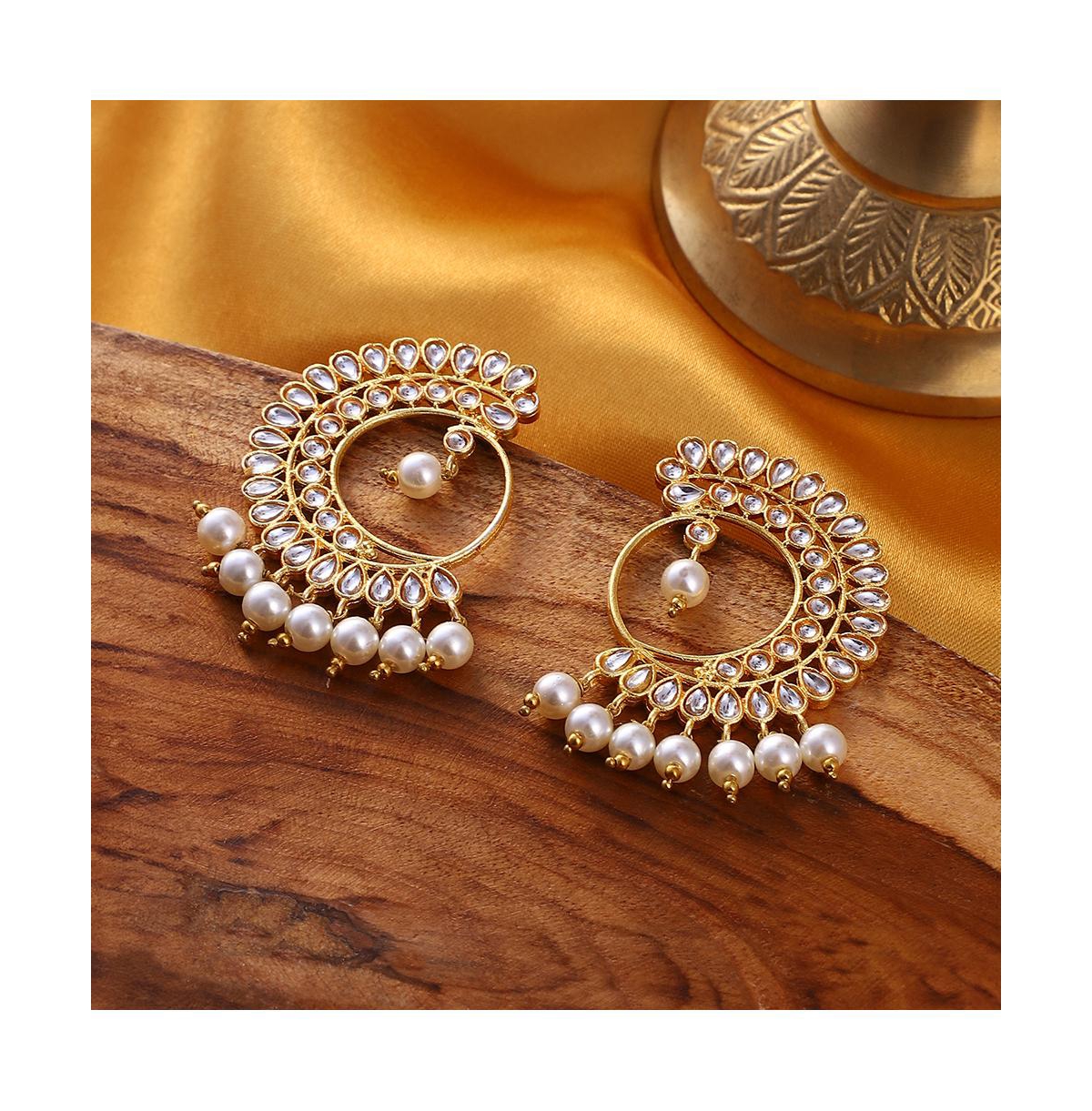 Sohi Women's The Tawus Statement Earrings In Gold