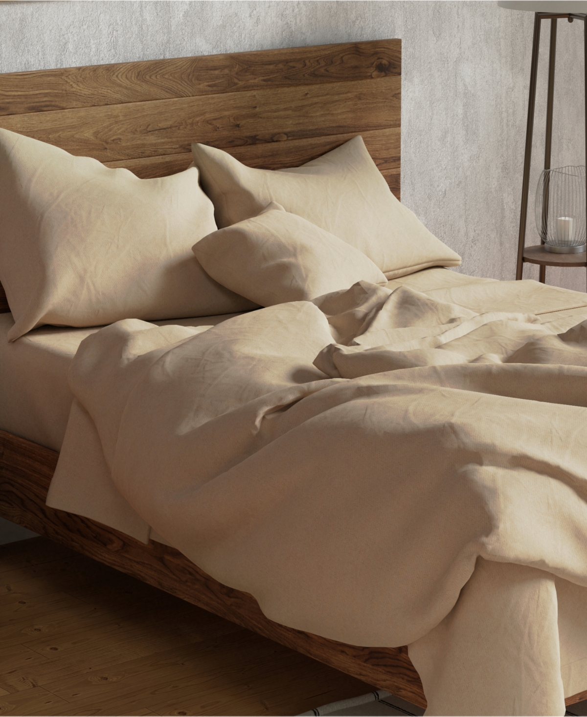 Delilah Home 300 Thread Count 100% Organic Cotton 4-Pc. Sheet Set