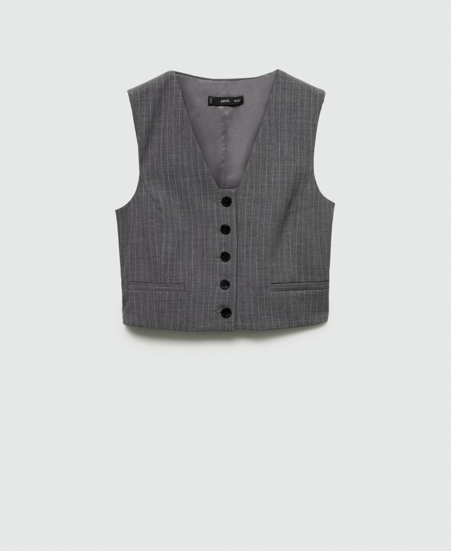 Women's Pinstriped Suit Vest